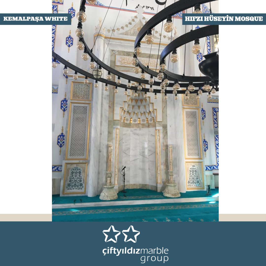 CiftyG's tweet photo. A photo from the Hıfzı Hüseyin Mosque, which we undertook the construction of in Bilecik Söğüt

#mosque #follow #marble #naturalmarble #marbledesign #architect #architecture #marmomac #stone #marblefair #decoration #moderndesign #interordesign #designe #popular #cami #white #cool https://t.co/afWjfKAwbQ