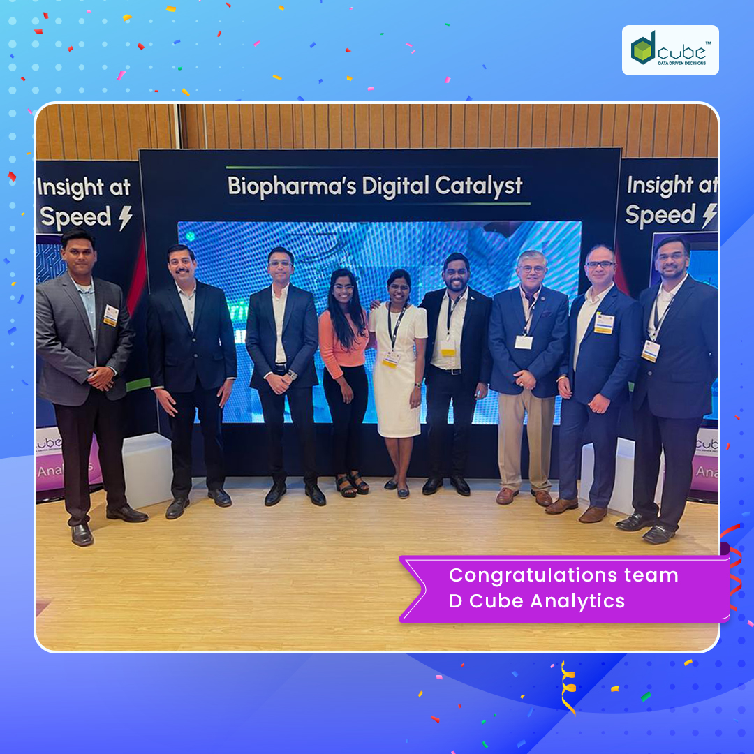DCubeAnalytics's tweet photo. Congratulations and all cheers to team #DCubeAnalytics for winning the #PMSA2022 poster presentation competition! 🏆

The poster highlighted - Enabling Omni-channel for Pharmaceutical Commercial Marketing Business. 

#PMSAConference #PMSA_2022_WomenInAnalytics #Lifesciences https://t.co/OszYhfzCZM