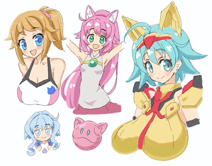 絵チャットで描いたビルドシリーズヒロイン 