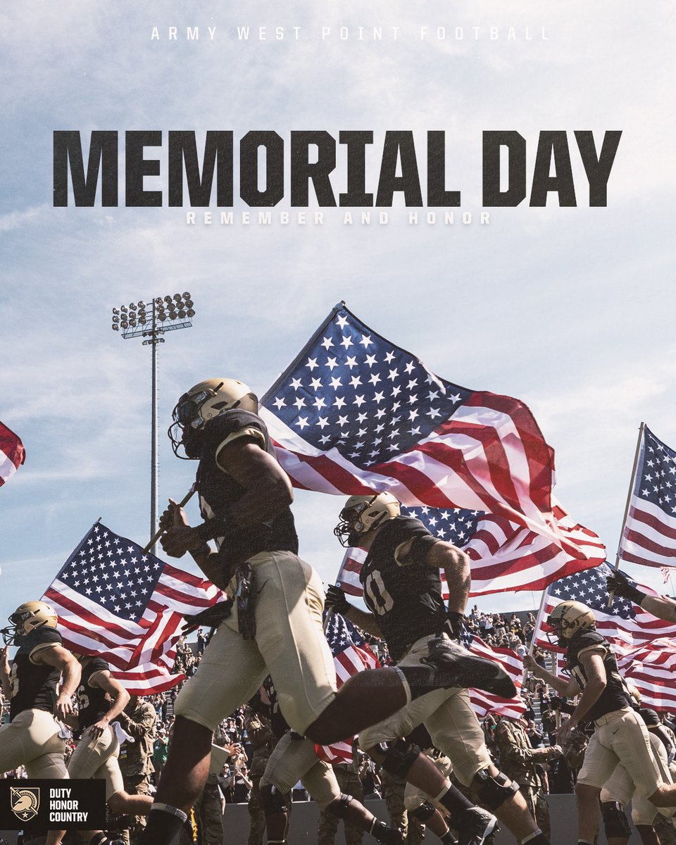 We honor and remember all those who made the ultimate sacrifice for our freedom 🇺🇸

#GoArmy | #MemorialDay