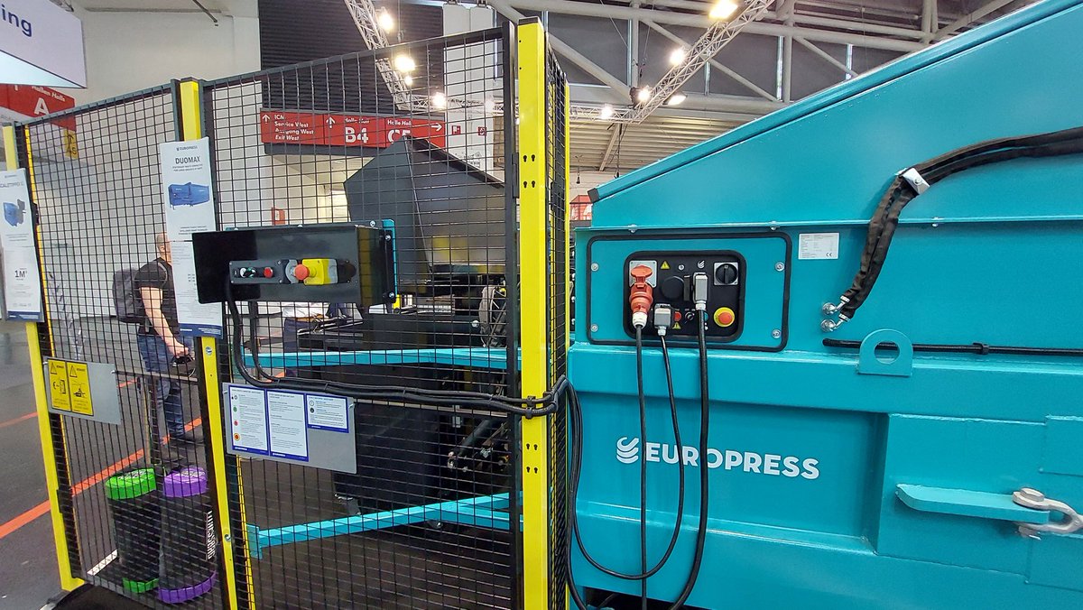 Good to be back in #IFAT. #EUROPRESSgoesIFAT Come and see how our waste management compactors, balers and intelligent SMART system can make your waste management easier.
#EUROPRESSgoesIFAT