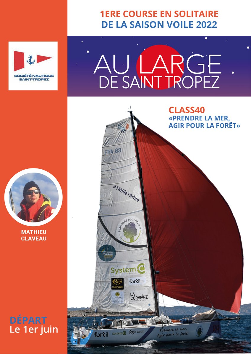 Le 1er juin, la #SociétéNautiquedeSaintTropez lance le départ d'#AulargedeSaintTropez : 600 milles de course en solitaire avec un parcours à couper le souffle...On continue les entraînements avant la <a href="/routedurhum/">Route du Rhum - Destination Guadeloupe</a> ! 🙌🏼

📍cutt.ly/kJpoPfm