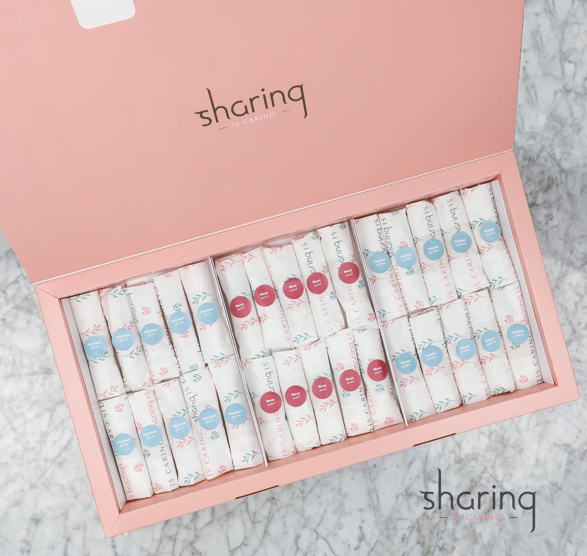 sharingrest's tweet image. Mix and Mini Wrapped sandwiches
جديدنا سندويتشات المشاركه الصغيرة المغلفه و المشكلة

30 Nos of wrapped sandwiches available in Chicken, Falafel, meat or Mix in 1 box

#abudhabi #alain #uae #pastry #sweetcravings #sharingiscaring #foodie #foodbox #ramadan #iftar #iftar22 #sandwich