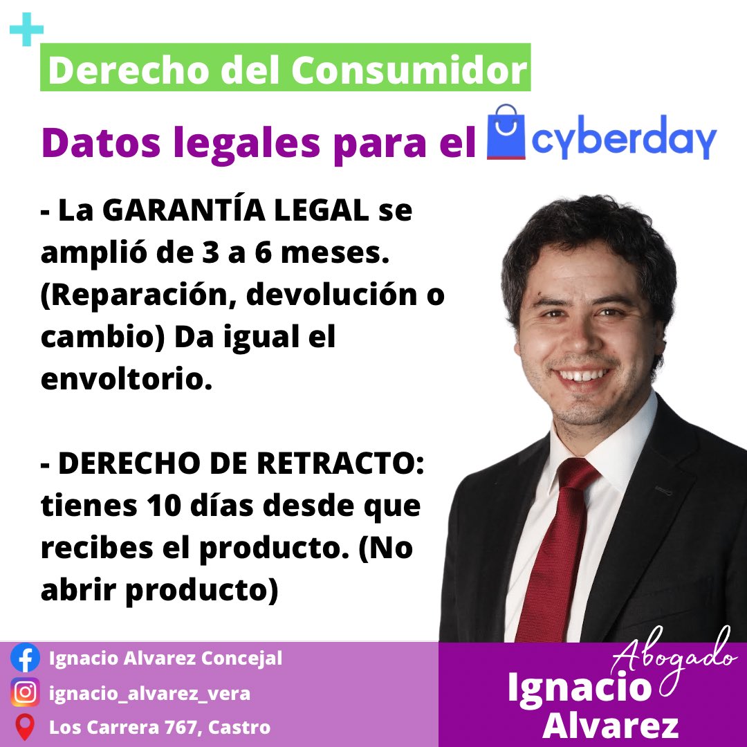 ialvarezvera's tweet photo. Tips legales para el #CyberDay2022 https://t.co/wOdX8uGRIS