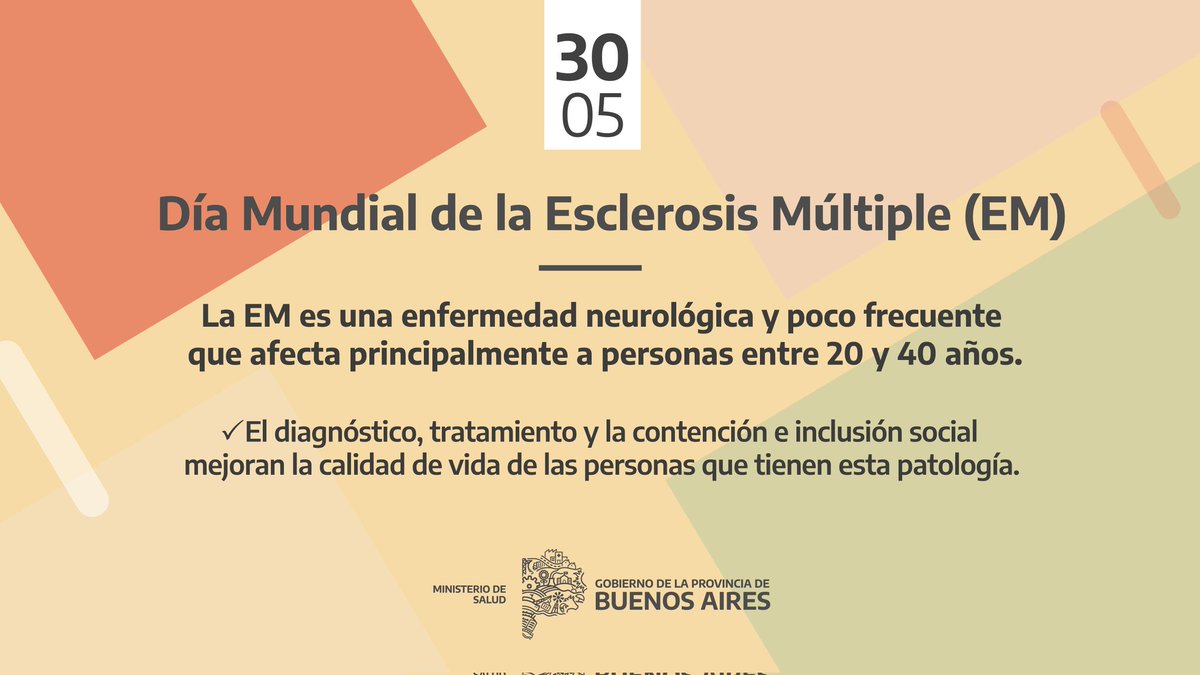 #DíaMundialDeLaEsclerosisMúltiple | Romper las barreras sociales y crear redes de apoyo que fomenten la inclusión es fundamental para acompañar a las personas que tienen esta patología.

<a href="/BAProvincia/">Gobierno PBA</a>