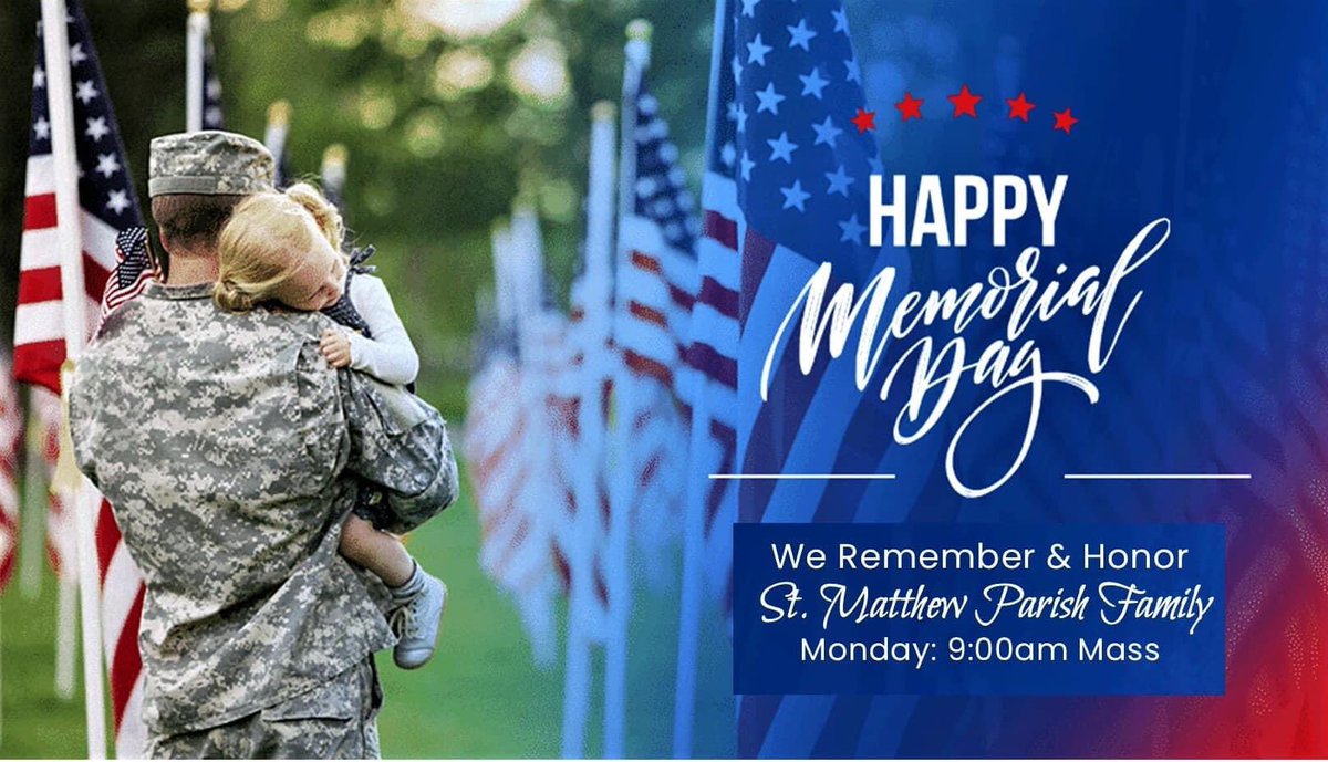 For the greatest love of all is a love that sacrifices all. And this great love is demonstrated when a person sacrifices his life for his friends. John 15:13 
Remembering &amp; honoring our nation’s fallen heroes, their sacrifice &amp; the families that share in that sacrifice everyday.