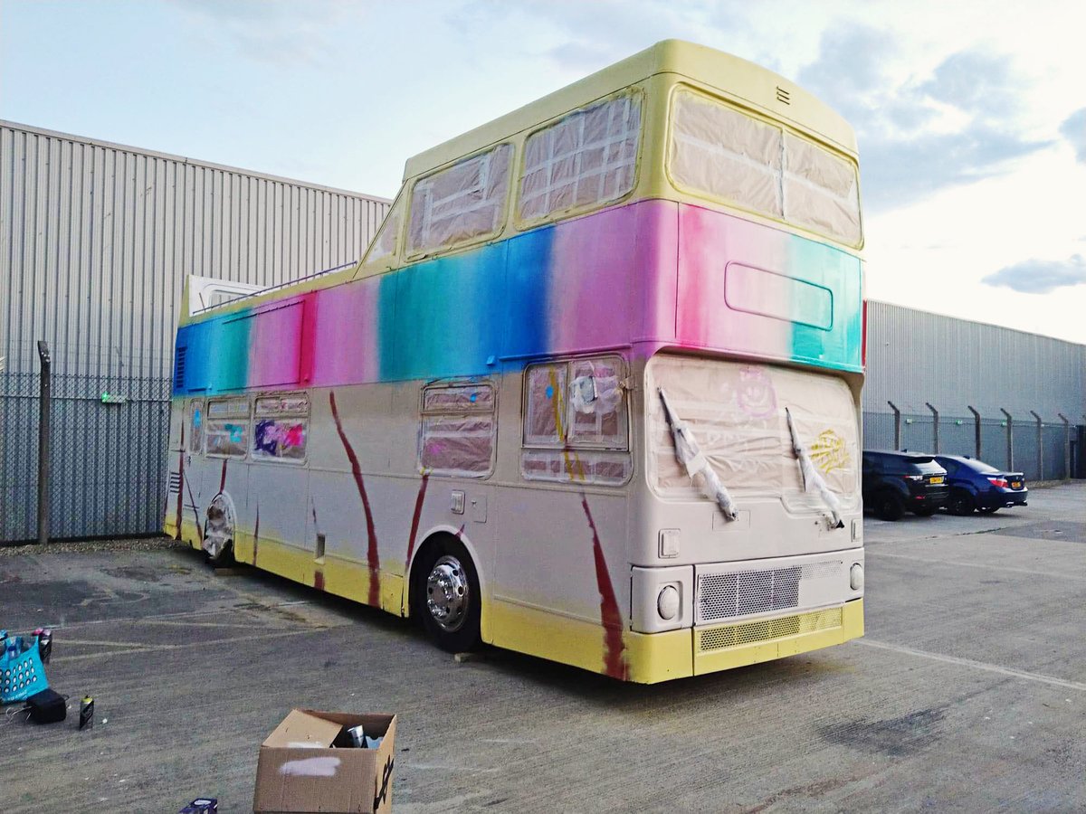 sobobeachclub's tweet photo. Our open-top double decker bus is coming along nicely! 😎 This will be the SOBO Beach bar and VIP lounge 👏
.
.
#sobobeach #sobo #southbourne #lovesouthbourne #lovesobo #newbar https://t.co/YAvgDVxp5K