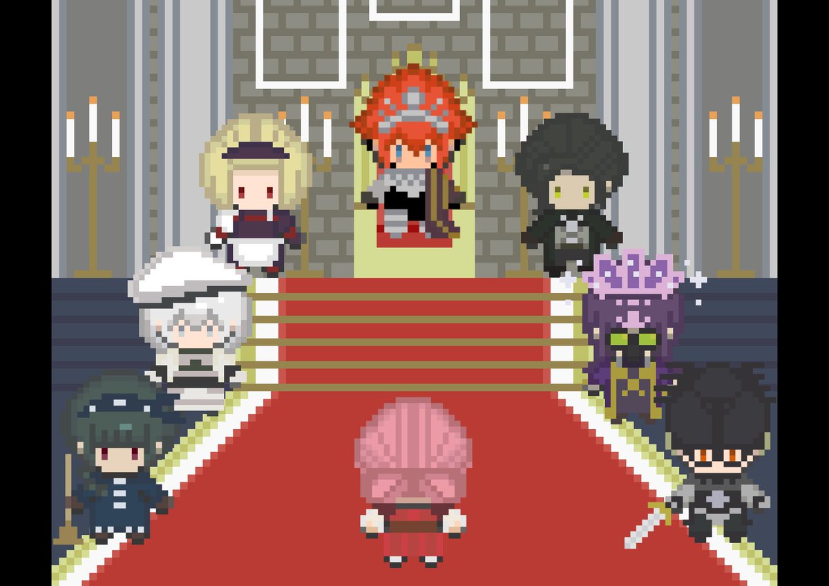 第七十八期　新人公演　
クォーツ演目　『不眠王』

『もったいぶるな。言ってみろ』

『私……。お妃様になりたいんです！』

『お妃様！？』

 #ユニヴェール美術部