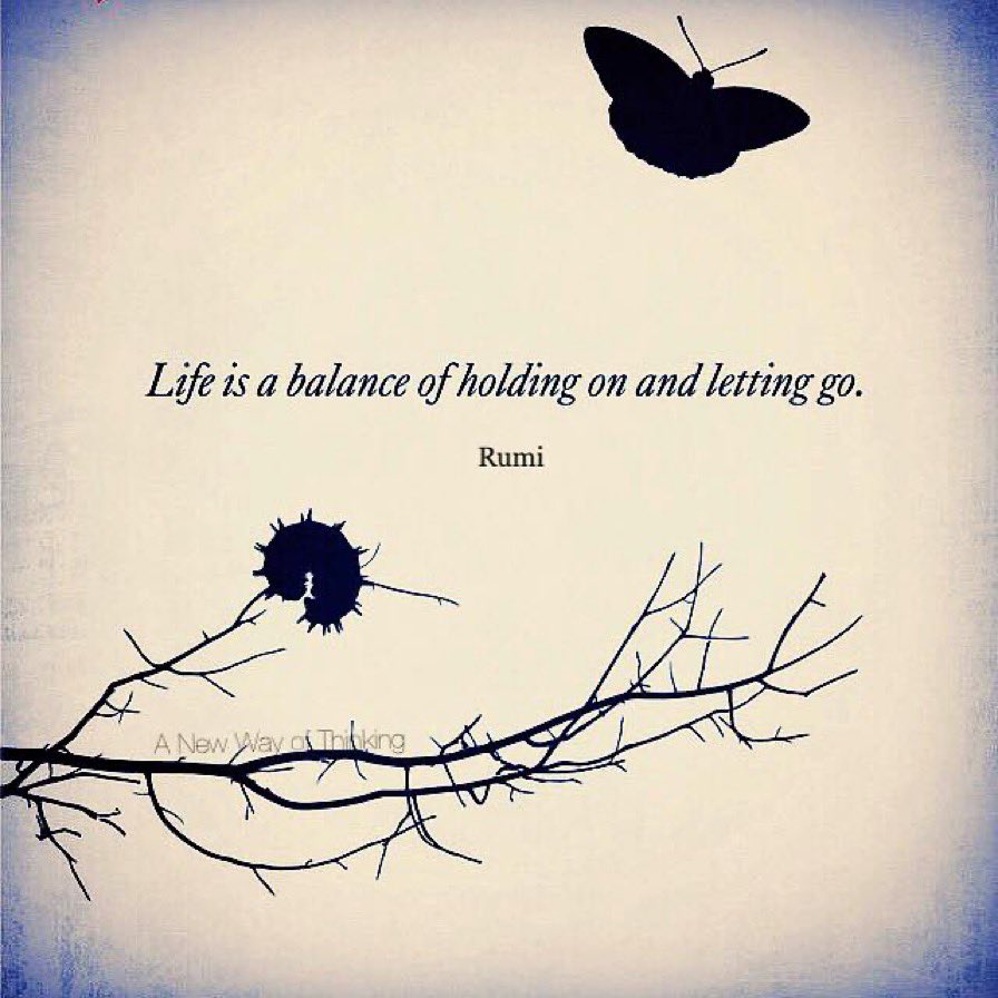 Words of Rumi wisdom as we begin a new week and as we strive for a sense of balance in our lives…