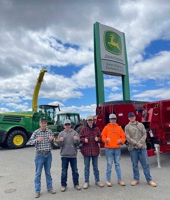Gr. 9’s from Bass River, NS, visited the Onslow store to explore careers in agriculture. They were 1st place winners of “genAG” - a unique career exploration program to inspire students to consider careers in agriculture and food. <a href="/GDEquipment/">Green Diamond Equipment</a> <a href="/JohnDeere/">John Deere USA</a> #genag #aitc