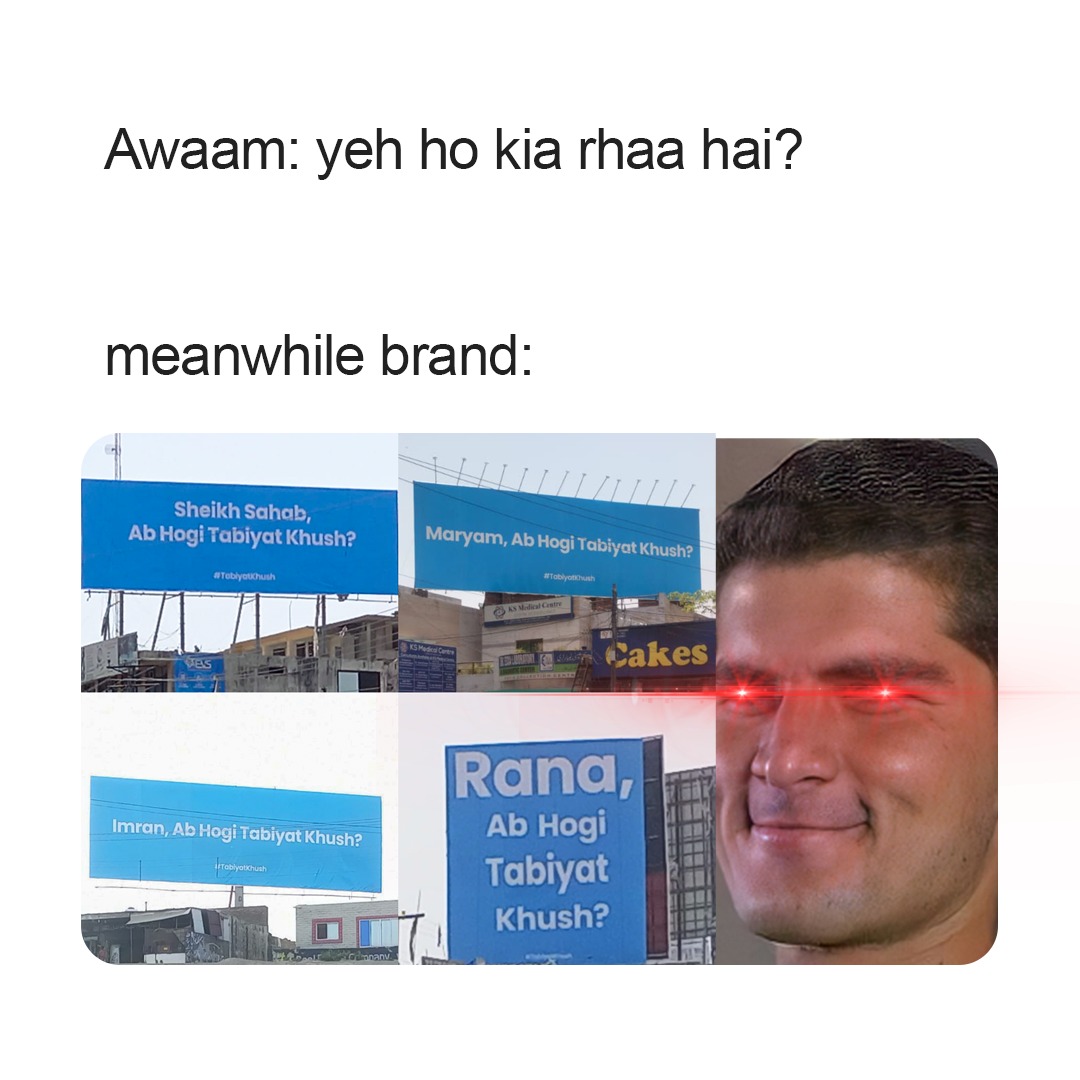 steffelix_16's tweet photo. Awaam still: yeh brand kia kar raha hai? 🤣🤣
#tabiyatkhush https://t.co/Ikpr4kL0jw