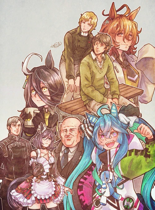 #今月描いた絵を晒そう
5月分〜🎏 