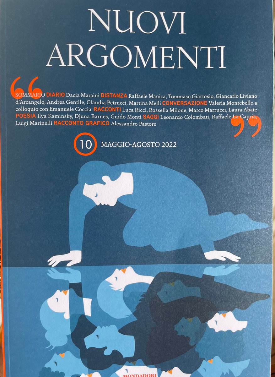 Sul nuovo numero di <a href="/NuoviArgomenti/">Nuovi Argomenti</a> (in uscita domani) c’è anche un mio contributo/tributo a mio padre e alla sua avventurosa e prestigiosa carriera, al giornalismo in generale e alla scrittura creativa. 
Si chiama “il giro” e lo trovate a pagina 52. 
<a href="/ff_ferrandi/">Francesca Ferrandi</a> <a href="/MondadoriStore/">Mondadori Store</a>
