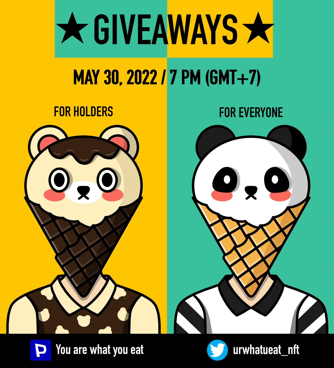 🎁 GIVEAWAYS on Discord 🎁 (2 Winners 2 Cards)

- 🐻 1 FOR HOLDERS (1/1 ED) 

- 🐼 1 FOR EVERYONE (1/1 ED)

⏰ START : May 30, 2022 : 7 p.m. (GMT+7) / Ends in 24 hrs

React 🎉 on discord.gg/cKRQQwEwuk to enter

#NEARnft #PARASnft #nftcommunity #nftthailand #JPTHnearnft