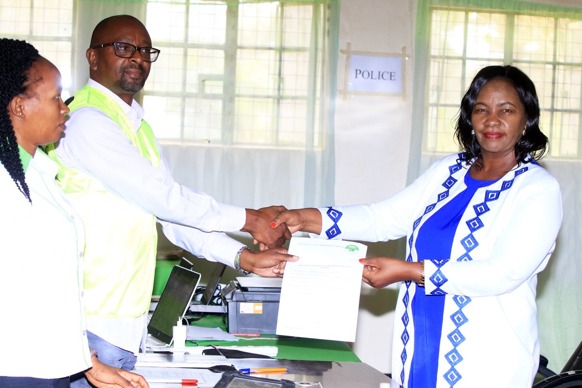 mamashabik's tweet photo. Today the @IEBCKenya has cleared us for the August 9th general elections. With God and your prayers, I am sure we will get another mandate to continue serving you as your MP. https://t.co/BJJuzhRSJ8
