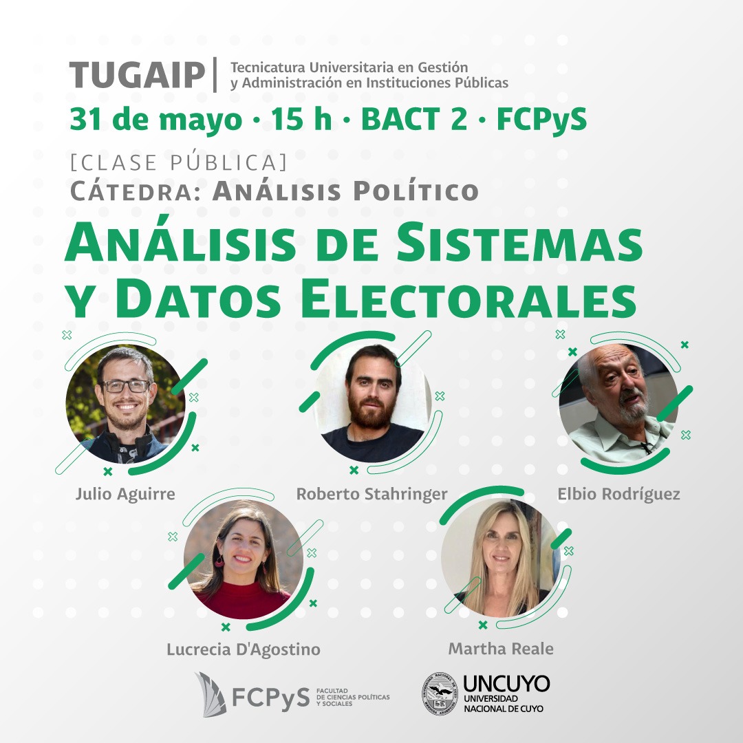 FcpysUNCuyo's tweet photo. 🟠#AgendaFCPyS #Mayo
📌La #TUGAIP invita a esta clase pública abierta a otros estudiantes o personas que le interese la temática. https://t.co/y8lN8M144M