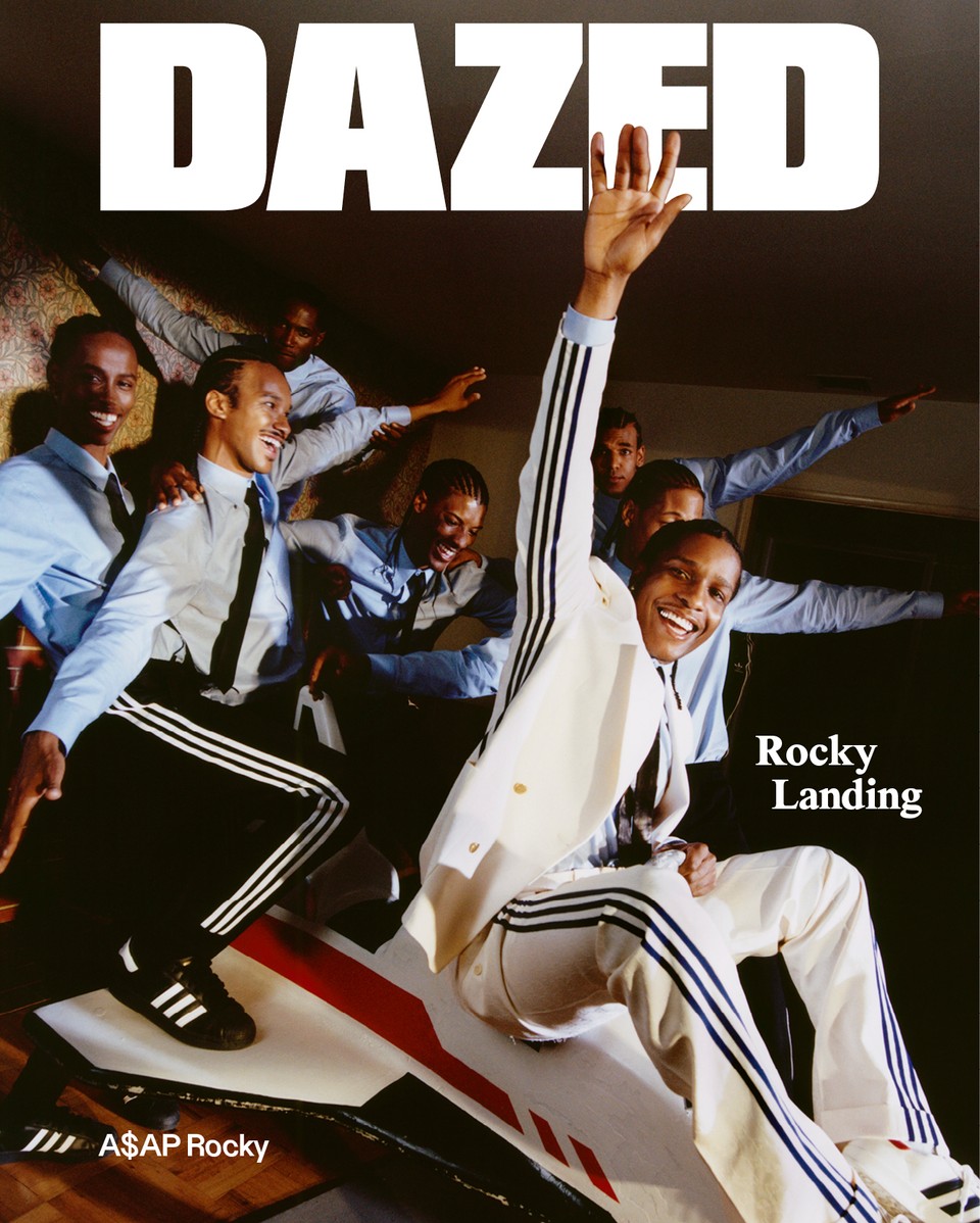 Dazed's tweet photo. “Virgil was like an oracle for a lot of us Black kids and young creatives” – @asvpxrocky
For #IssueV, the fifth under Ib Kamara, we're inspired by Virgil Abloh's spirit, touching down with collaborator and the world’s most famous dad.
See more: https://t.co/sht1ONc1ac https://t.co/i1AgbSPmq2