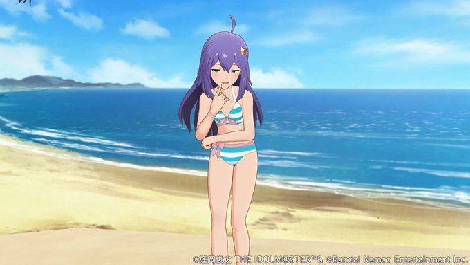 望月縞パン杏奈!!!?!?!?!!!!?!?
#ミリシタ 
#グラビアスタジオ 