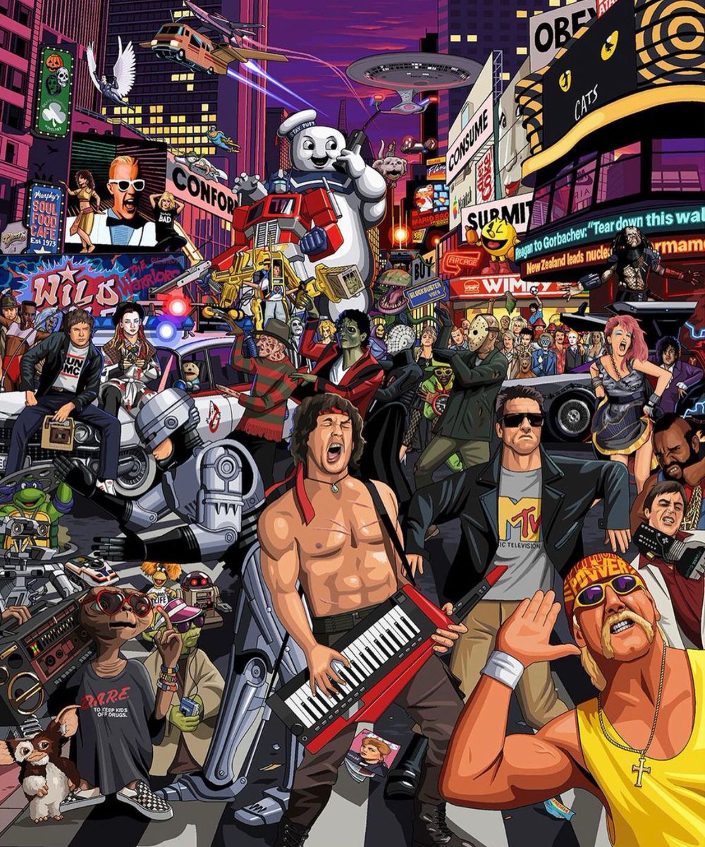 80s_y_90s's tweet image. Los 80's en una imagen...