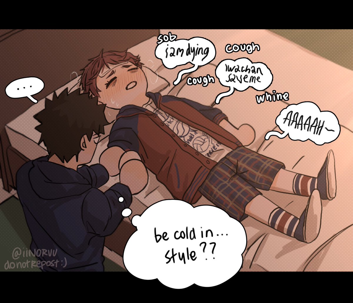 iwaoi- when your boyfriend is a fashion icon (?)