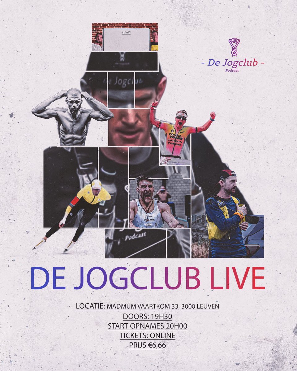 Op 16/06 ontvangen we 2 gasten in de Madmum aan de vaart in Leuven, wil je erbij zijn boek je tickets👇
eventbrite.be/e/de-jogclub-l…