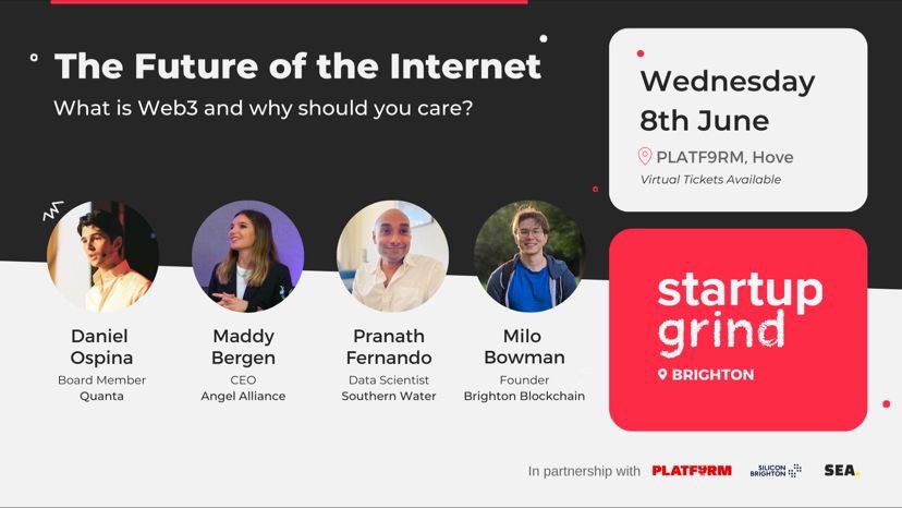 🤭👾 After many requests from our community to host another Web3 event, we have got something real special planned for you… 

8th June @platf9rm 
🎟 TICKETS: 
lnkd.in/eT5qAr4r
