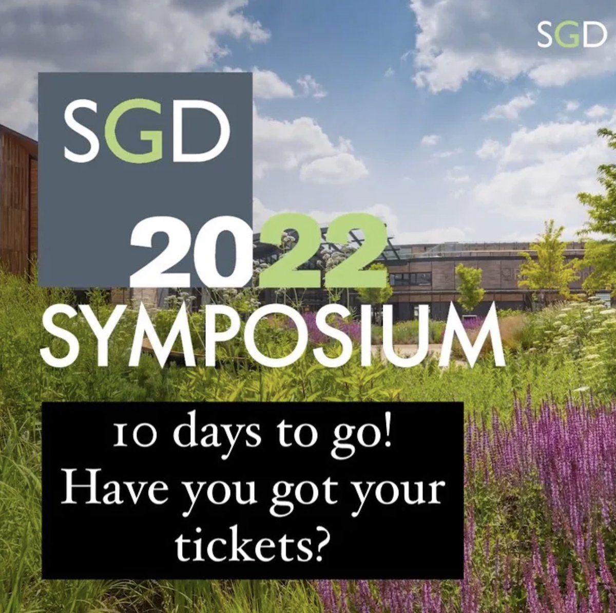 *Two inspiring days *15 world-class speakers *6 headline talks + panel debates and roundtable discussions *Excellent networking opportunities *Summer garden party in glorious @RHSWisley *One-day, two-day, or livestream ticket options available sgd.org.uk/events/symposi…