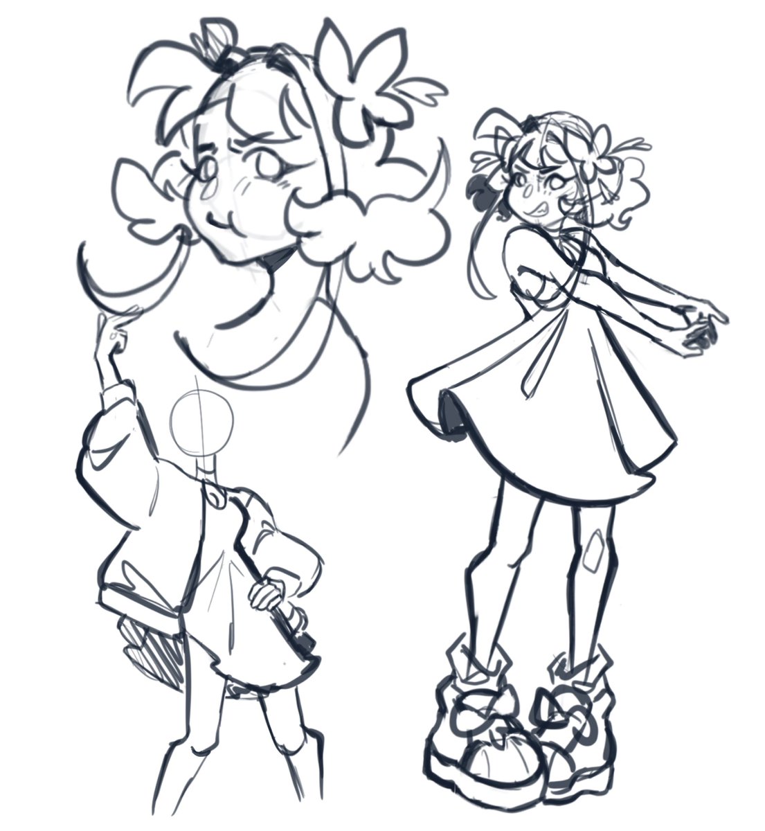 nefili_'s tweet photo. hey hey it’s Rea! I’ve been meaning to draw their new design for a while, so have this WIP! https://t.co/bUFWYpio0b