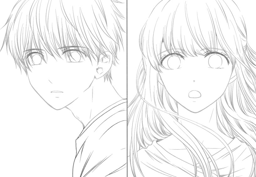 今日は線画✍️ 