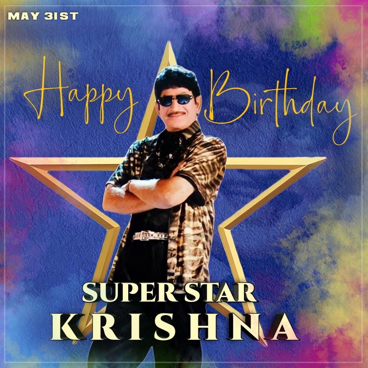 Daring and Dasing  legendary super star.Trend setter in TFI. Little is said about Krishna Garu. Wishing you best of health and happiness 😊
#HBDLegendarySSKgaru
