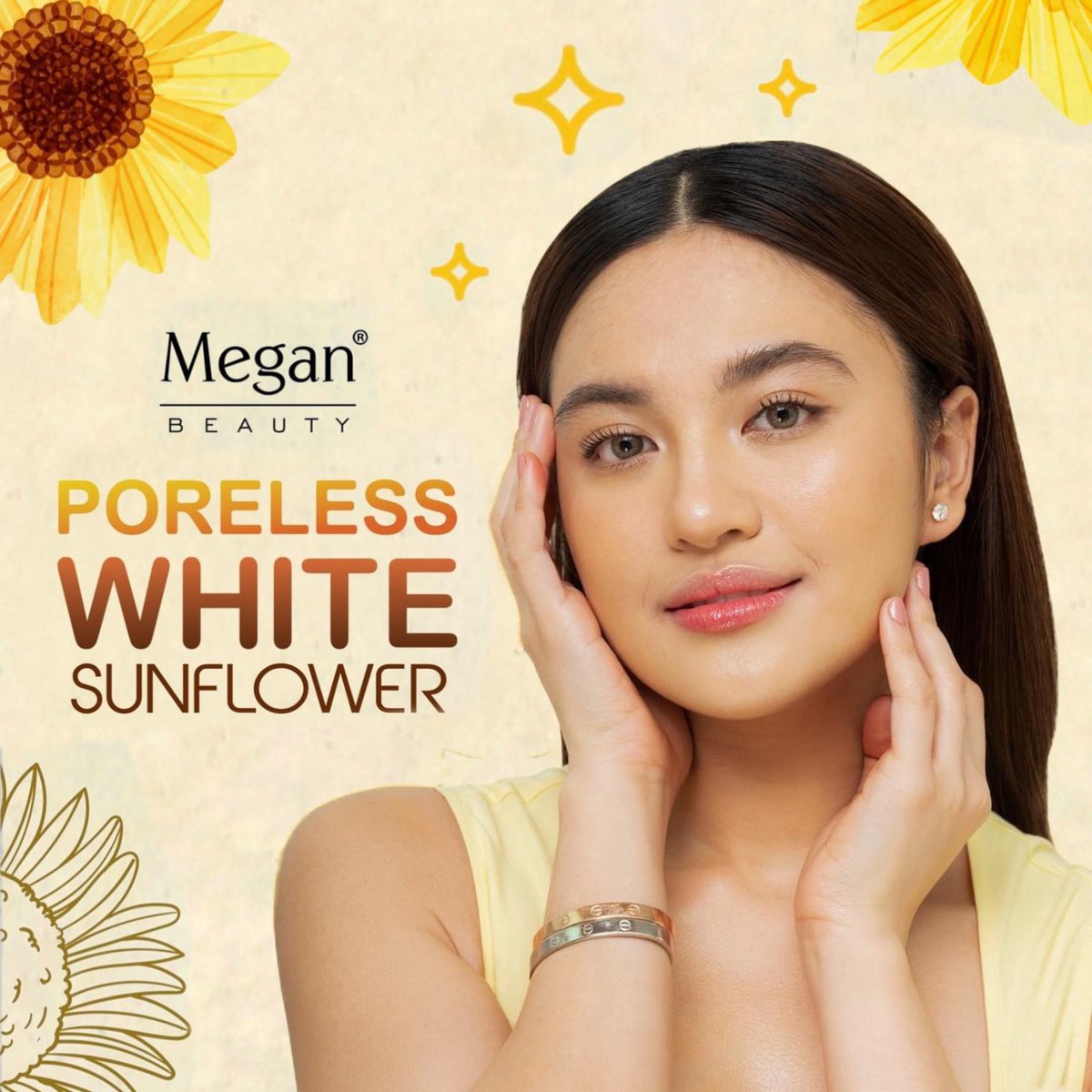 JAPStanPlug's tweet photo. Embody your #PorelessWhiteSkin with @MeganBeautyPH’s Sunflower Skincare Line! Infused with Sunflower Oil and Cica Extract for a flawless, healthy, and blooming skin🌻

Available at Watsons, SM Beauty, Shopee, and Lazada!

#MeganBeauty #MeganSunflower 
#JulieAnneSanJose ⟡ @MyJaps https://t.co/ExvQz2Hffz