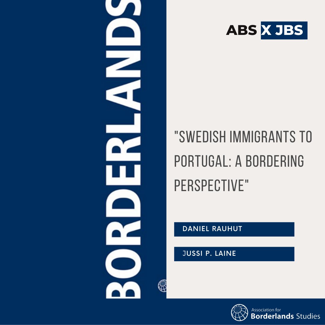 Association for Borderlands Studies (@absborders) on Twitter photo ✏️ABS/JBS artículo
El miembro de ABS <a href="/JussiPLaine/">Jussi P. Laine</a> co-escribió un artículo sobre el comportamiento migratorio de los Suecos en Portugal utilizando teorías fronterizas, que ofrece un análisis de un flujo migratorio. tandfonline.com/doi/abs/10.108… ✏️ABS/JBS artículo
El miembro de ABS <a href="/JussiPLaine/">Jussi P. Laine</a> co-escribió un artículo sobre el comportamiento migratorio de los Suecos en Portugal utilizando teorías fronterizas, que ofrece un análisis de un flujo migratorio. tandfonline.com/doi/abs/10.108…