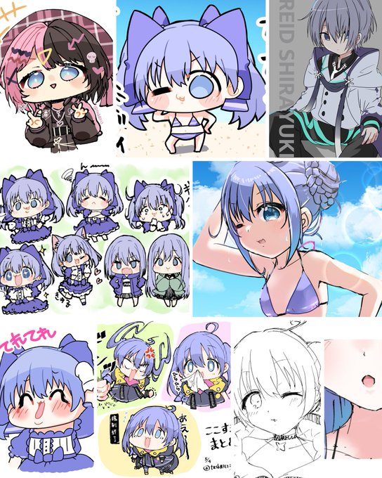 #今月描いた絵を晒そう 
意外と描いてた! 