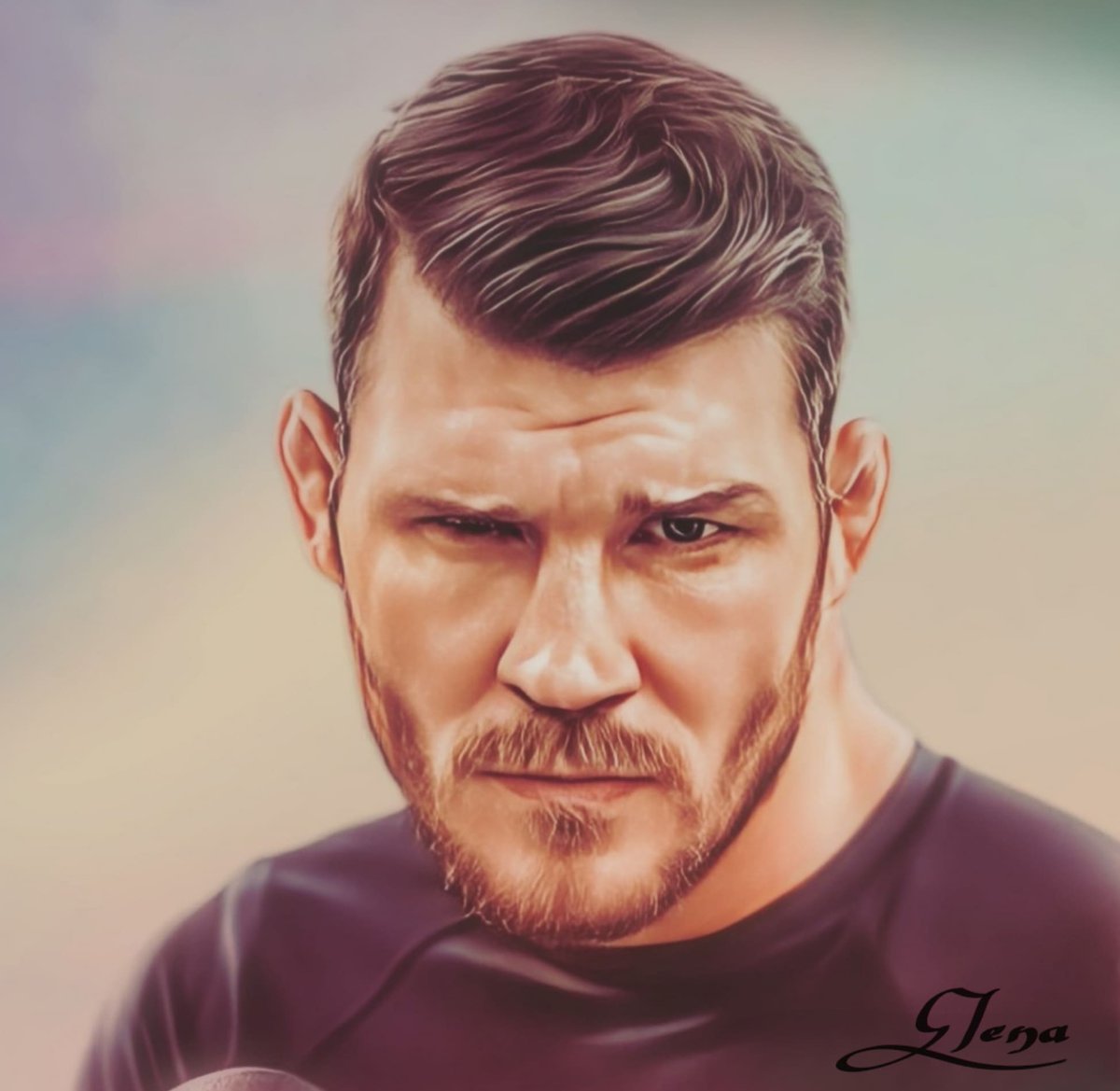 bispingfanspain's tweet photo. Drawing made by me for my idol Michael Bisping! @bisping 🥰☺ https://t.co/qOAXuiiDym