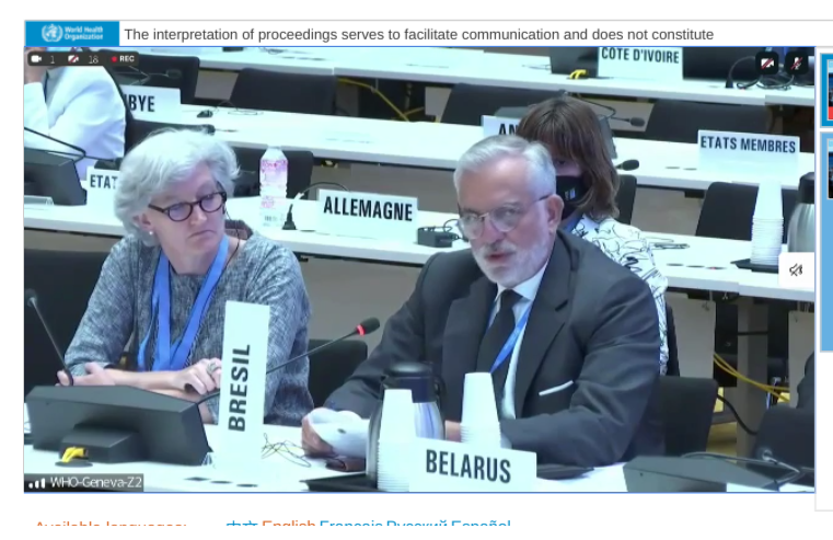 ThiruGeneva's tweet photo. #EB151 Brazil speaking to the integral role played by @UNITAID in global public health including in malaria, HIV, and the COVID-19 response. https://t.co/vHC0T0uTVx