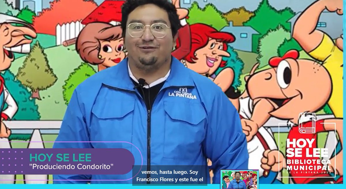 #HoySeLee / En la sección "Hoy se Lee" te invitamos a conocer el libro "Produciendo Condorito" de Tomás Gaete. Este libro y muchos más los puedes solicitar en nuestra Biblioteca Municipal de La Pintana.
bit.ly/38SVocG