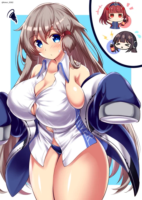 【skebお題】幽霊さん要素の入ったデンバーです(*`ω` *)

#アズールレーン 