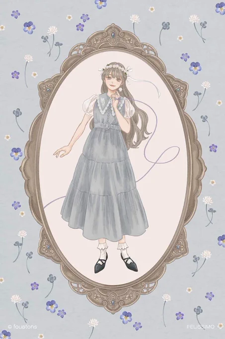 💫お知らせ💫
フェリシモ「魔法部」さんのワンピース、靴下の刺繍イラスト制作とデザイン監修をさせていただきました🔮✨

魔法部▷ https://t.co/GxP88Wl2o0 
