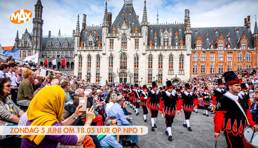 Straks om 18.05 uur op NPO 1: De Heilig Bloedprocessie. Ruim 1700 deelnemers zingen, musiceren, dansen en acteren. De processie is ontstaan in 1304 als uitdrukking van dankbaarheid en geloof. Sindsdien maakt ze deel uit van de rijke geschiedenis van de stad Brugge. Kijken dus!🧡