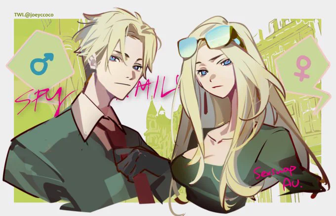 genderbend au.

#SPY_FAMILY #SPYxFamily #スパイファミリー 