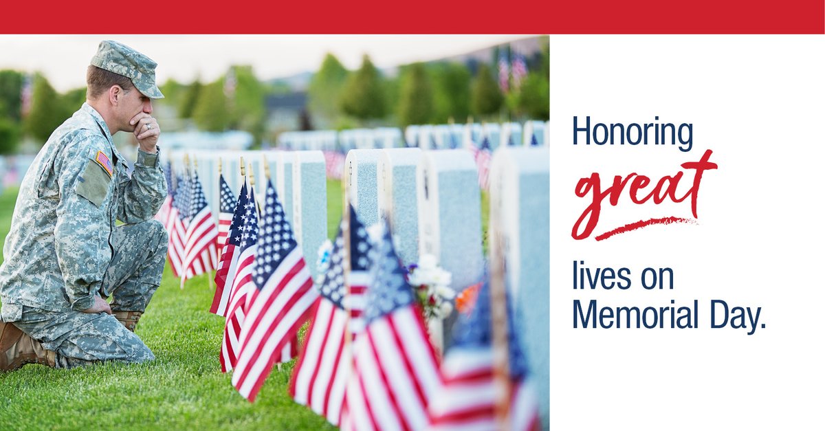 GAIGroup's tweet photo. Thank you to the brave men and women who served and gave the ultimate sacrifice for our country’s freedoms. We remember and honor you this #MemorialDay. https://t.co/B0j3kIH8sA