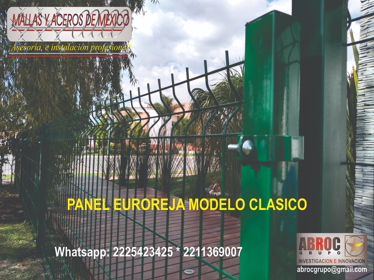 HumbertoAbroc's tweet photo. MALLAS Y ACEROS DE MEXICO
Fabricación, venta por mayoreo e instalación en todo el país.
¡Llámanos! 222 376 9196 * 222 542 3425 https://t.co/omcgZiPDcS
