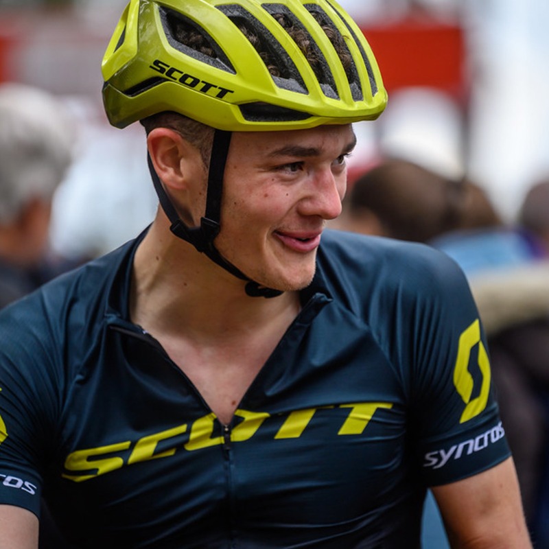 BritishCycling's tweet photo. The biggest showing of riders for cross-country this series was topped by Charlie Aldridge and Elena McGorum, as both rode wins at Round 4 of the #NationalXCSeries 👏