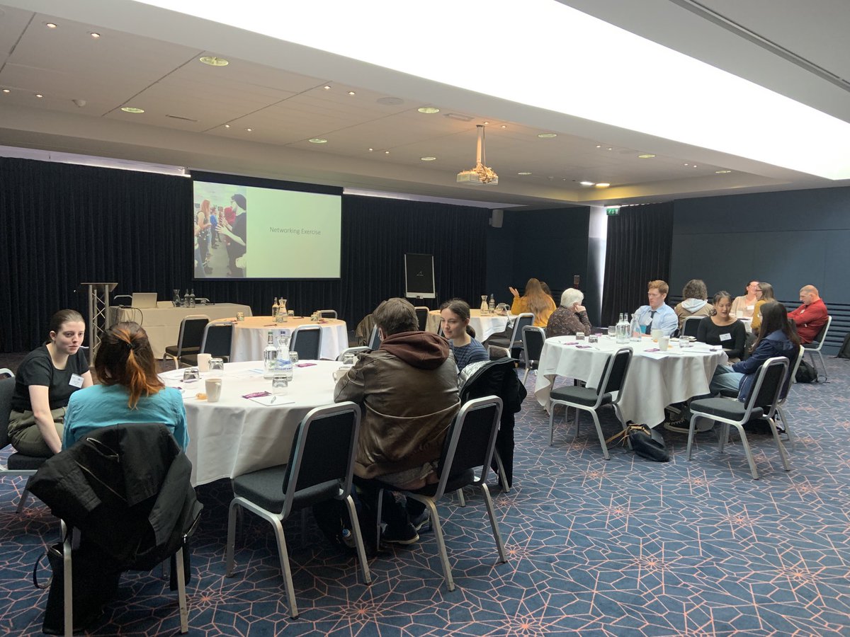 Vivomotion's tweet photo. Networking exercise this morning @EastbioDTP with undergraduate students about to embark on their summer lab placements. Helping them build their networks as their careers in science begin #eastbiorep22 #newbeginnings #powerofnetwork https://t.co/CDO3LfagSO