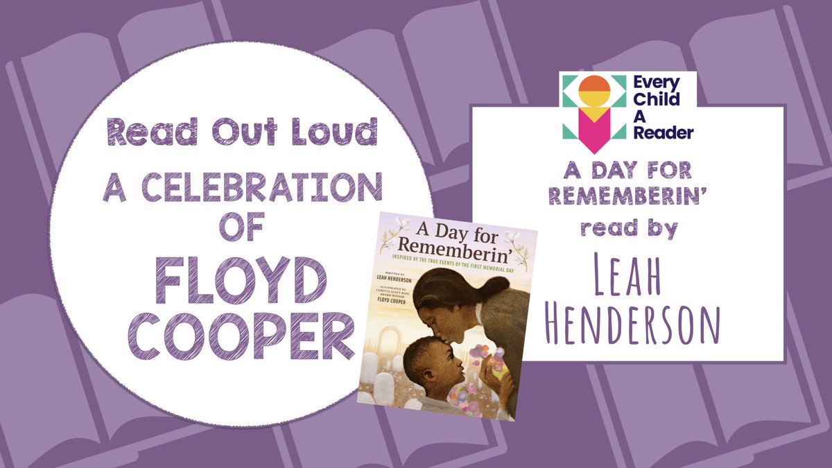 🇺🇸This #MemorialDay join author @LeahsMark for #ReadOutLoud as she shares A DAY FOR REMEMBERIN’, a moving tribute to the little-known history behind the 1st Memorial Day, illustrated by Coretta Scott King Award winner Floyd Cooper: kidlit.tv/CelebrateFloyd… @CBCBook @EveryChildRead