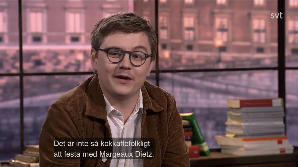 jag som aldrig någonsin ens varit i närheten av att bli inbjuden till en fest med margaux dietz