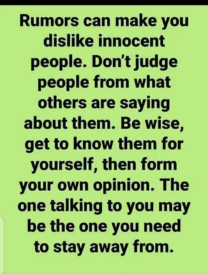 A Piece of Advise