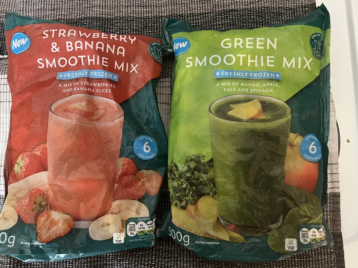 This week #starbuys 😍#smoothiemix £1.39 each 🥰💪💜 thank you @LidlGB 🫶