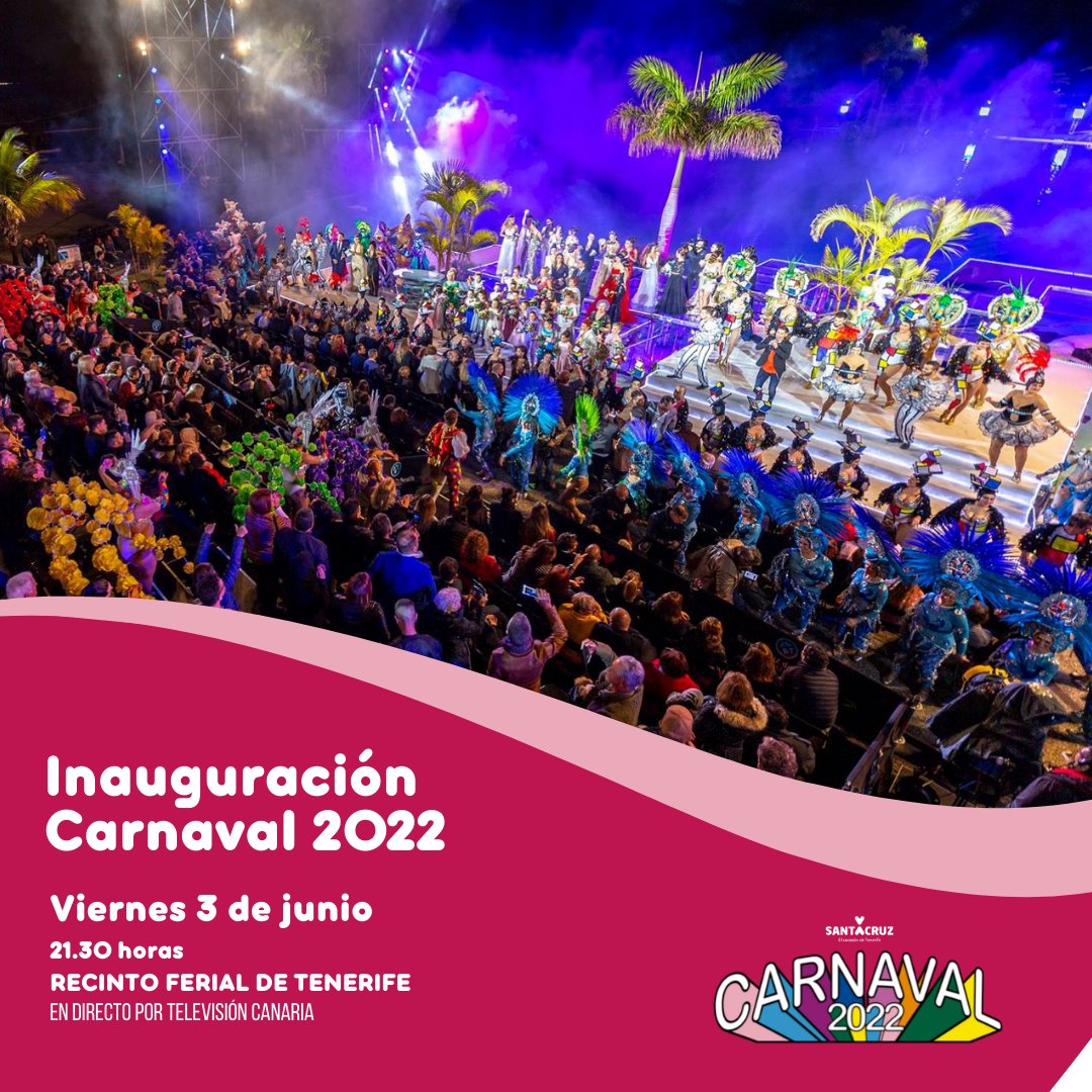 SCenCarnaval's tweet photo. ¡Quedan 4 días! Arranca el #CarnavalSC22
#SomosCarnavalJuntos #CarnavalSC #SCEnCarnaval #Tenerife #Carnaval https://t.co/hwLHn3peqk