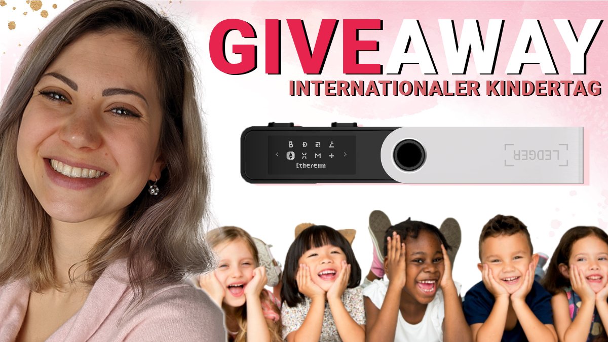 MissCryptoGER's tweet photo. Internationaler #Kindertag Giveaway🧒
🔒Gewinne für Dein Kind einen LEDGER N.S+ 
▶️Für die Zukunft des Kindes schicke ich 50€ in Form von #BTC  obendrauf.

2 Bedingungen:
🚶‍♀️🚶‍♀️Folge @MissCryptoGER &amp; @hw24_crypto 
 🫶 Retweete 
Danke an @hw24_crypto für die Unterstützung der Idee! https://t.co/kUD6KTKxEU